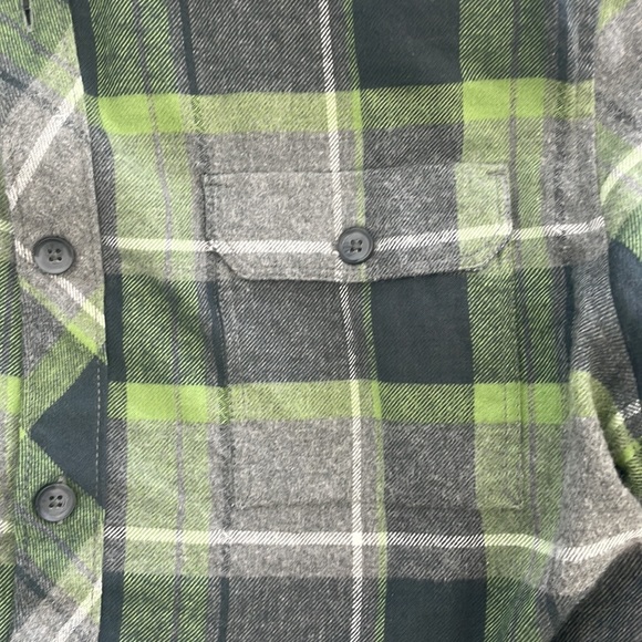 Billabong Dawson long sleeve button up flannel shirt - Picture 3 of 4